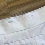 White Athletic Mini Skirt Photo 2