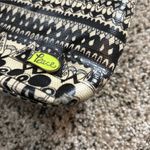 Sakroots  Crossbody Peace Bag Purse Coated Vinyl Black Tan Zip Pockets Photo 9