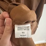 NWT Lauren Vidal Faux Suede Leather Dress 3/4 Sleeve, v Photo 6