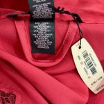 Victoria's Secret NWT Victoria’s Secret Size S M Red Satin Lace Shoulder Short Robe Sexy Lingerie Photo 4