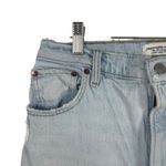 Abercrombie & Fitch Abercrombie 90s High Rise Straight Ultra Distressed Light Wash Jeans Size 29 Photo 5