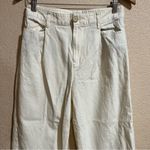 Vince Cream Casual High Rise Wide Cropped Leg Pants 4 Photo 2