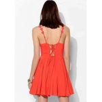 Urban Outfitters KIMCHI BLUE Daisy Strap Coral Mini Dress Photo 1