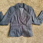 Apt. 9 Women’s  Gray Pinstriped Blazer in size 4 Photo 0