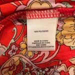 Status by Chenault Women's XL Red Floral Pleated Short Mini Skirt Photo 3