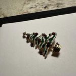 Signed Avon NR Holiday Brooch Pin Enamel Christmas Tree Red Bead NWOT Gold Photo 6