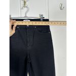 RE/DONE  Originals 70s Stove Pipe Noir with Rip Cropped Jeans 27-Black Button Fly Photo 9