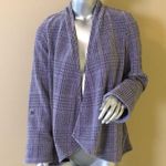 Soft Surroundings NWOT  Smoky Lavender Warwick Topper Blazer Size XS Oversized Photo 5