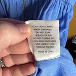 Revolve  The Jetset Diaries Blue Embroidered Long Sleeve Dress Size Small Photo 10