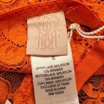 We Are HAH  Comin’ In Haht Lace Bodysuit in Burnt Orange Size S Photo 5