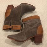 Sebago Handcrafted Leather Suede Nell Ankle Heeled Booties Size 10M Photo 0
