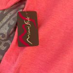 Hot Miami Styles love this product Neon Pink & White Split-Hem Varsity Stripe Hoodie - Women Photo 7