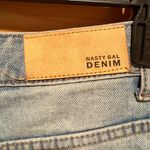 Nasty Gal Rip This Joint Distressed hi waist Jean Photo 2