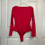 New York & Company Long Sleeve Bodysuit Pink Photo 1