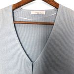 Elodie Faux Wrap V-neck Ribbed Knit Long Sleeve Sweater Photo 2