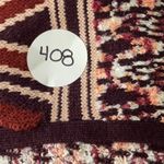 Mossimo Women’s Aztec Knit Oversized Open Front Cardigan Red Size M Photo 5