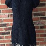Blue Sparkle dress with rivets Sz M Size M Photo 0