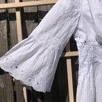 Catherine Malandrino  Noelle White Embroidered Eyelet Tunic 8 Photo 2