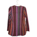 Show Me Your Mumu John Bell Sweater Size Medium Top Colorful Stripe Long Sleeve Photo 3