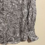 Chico's Chico’s Snakeskin Print Button Front Blouse Size 1 (US 8/10) Modal Photo 6