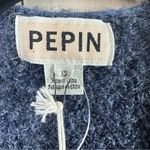 Pepin for Anthropologie Women's Striped Sweater Alpaca Wool Photo 3