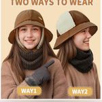 NEW Pink Sukeen Winter Hats Teenager Women Windproof Warm Hat Fleece Lining Photo 4