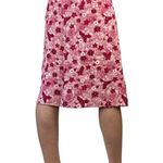 Christopher & Banks Vintage 90s Pink Reversible Floral Skirt Photo 8