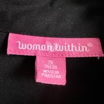 Woman Within  black denim chore coat size 2X - 26/28 Photo 3