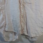 Bella Dahl  Light Pink Linen Sleeveless Top Split Back Size M Photo 3