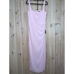 Lulus NWT  Glamorous Disposition Light Pink Ruched Maxi Dress Bridesmaid Size XL Photo 1