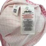 Ellesse Fonti Dress Mini Open Strappy Back Gingham Pink White Size US 10 Photo 13