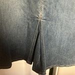 Ann Taylor VTG 90ish Y2K  kick pleated denim skirt zipped side Photo 1