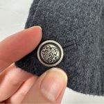 Talbots  Grey Preppy School Girl Blazer Jacket Womens 10 Metal Crest Buttons Photo 1