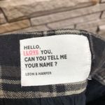 Leon & Harper Schoolgirl Plaid Flannel Skirt Black Green Grunge 90s Goth small Photo 6