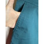 Tommy Bahama  Womens Size 14 Teal Cropped Pants Stretch Preppy Beach Boho Travel Photo 2