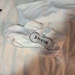 SheIn White Asymmetrical Bathing Suit Photo 4