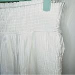 Be cool Red Dress Boutique  All Under Control Cotton Gauze Pants Ivory White M Photo 5