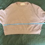 Elegant Beige Crew Neck Sweater Tan Size XS Photo 3