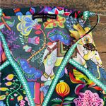 America & Beyond Majestic Nights Vibrant Multicolor Maxi Dress ~ Size Large 💛🍄 Black Photo 6