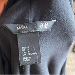 H&M  MAMA | Black Long Sleeve Nursing Dress Sz S Photo 5
