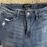 Judy Blue  Jeans Womens 11/30 Skinny Fit Blue Distressed Red Plaid Underlay Jeans Photo 1