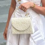 Pearl Bridal Bag House of Harlow 1960 White Photo 0