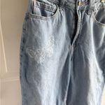 Hollister  Light Blue Relaxed Jeans with Butterfly Pattern Photo 1