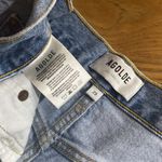 AGOLDE PARKER HIGH WAISTED BUTTON FLY DISTRESSED DENIM SHORTS SZ 28 Photo 13