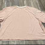 Nobull  Peach Boxy Cropped Tee Shirt XL Photo 1