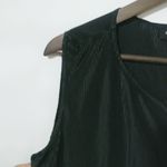 Briggs New York Briggs NY M Black Ribbed Shell Top Petite Photo 4