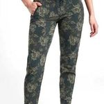 Athleta  Trekkie North Printed Jogger Fitted Mid-rise Moody Floral Women's sz. 0 Photo 0