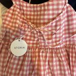 Storia Pink Gingham Midi Dress Photo 1