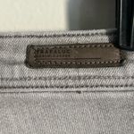 ZARA  Women’s Stretch Denim Gray Skinny Ankle Jeans with Distressed Details Photo 7