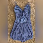 Graffiti Blue Chemise with Lace Detail Size M Photo 1